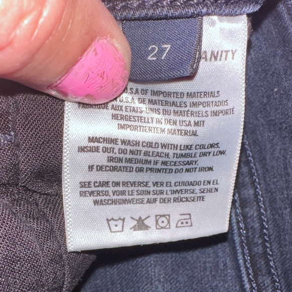 CITIZENS OF HUMANITY โญ๏ธ Olivia Ankle Jeans, size 27, Dark Blue, Stretchy, EUC - Picture 6 of 7